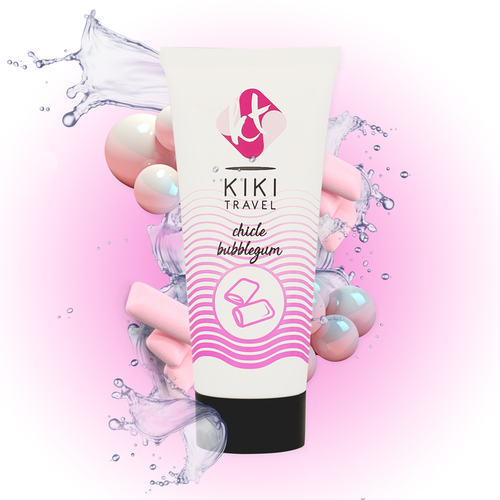 KIKÍ TRAVEL - LUBRICANTE SABOR A CHICLE 50 ML