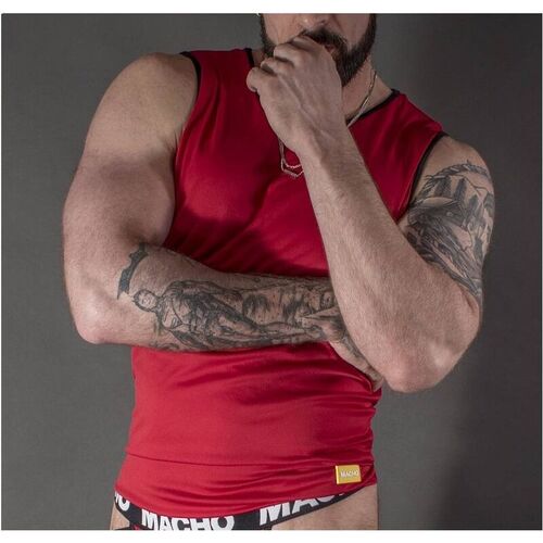 MACHO - CAMISETA ROJA S/M