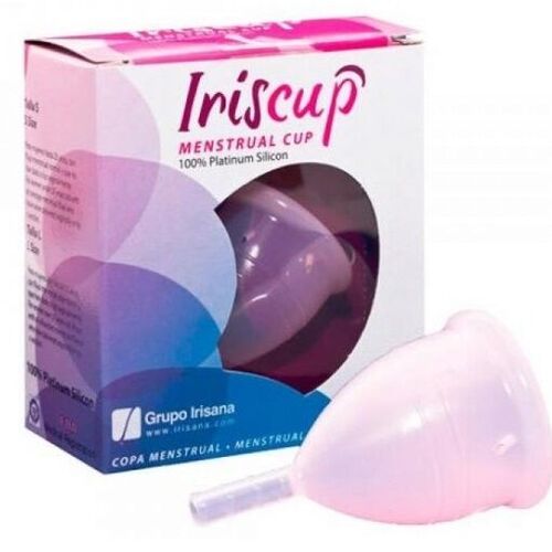 IRISCUP - COPA MESTRUAL ROSA PEQUEÑA + BOLSA ESTERILIZADORA GRATIS