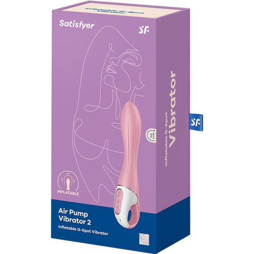 SATISFYER - AIR PUMP VIBRATOR 2 ROSA ANTIGUO