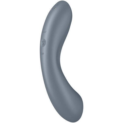 SATISFYER - CURVE TRINITY 1 AIR PULSE VIBRATION GRIS