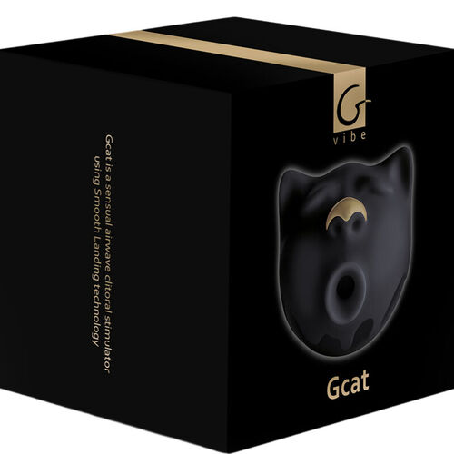 GVIBE - GCAT MYSTIC SUCCIONADOR DE CLÍTORIS NEGRO