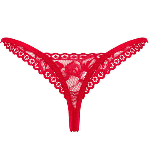 OBSESSIVE - LACELOVE TANGA ROJO XL/XXL