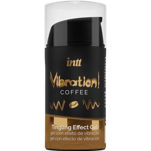 INTT - POTENTE ESTIMULANTE  ÍNTIMO GEL VIBRADOR LIQUIDO CAFÉ 15ML