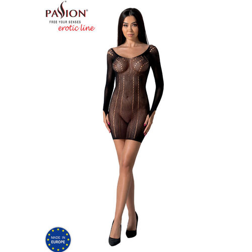 PASSION - BS101 BODYSTOCKING NEGRO TALLA UNICA