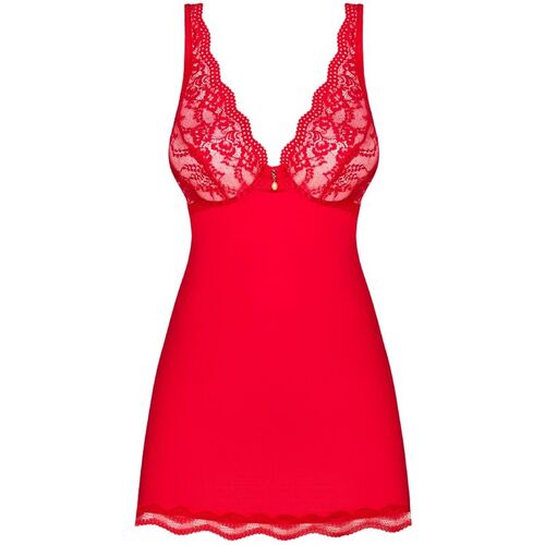 OBSESSIVE - LUVAE BABYDOLL Y TANGA ROJO S/M