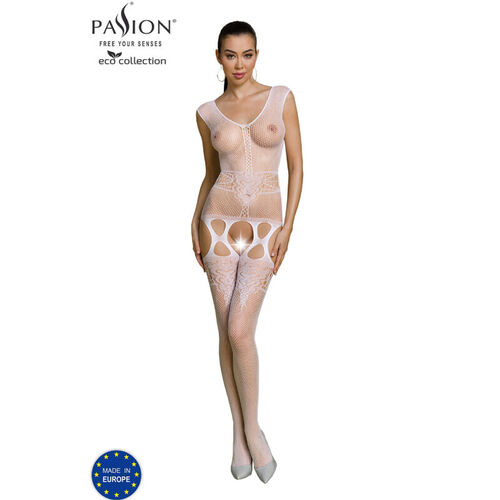 PASSION - ECO COLLECTION BODYSTOCKING ECO BS014 BLANCO