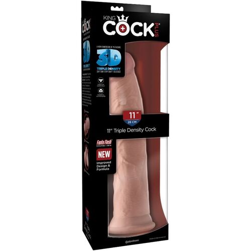 KING COCK - PENE REALISTICO 3D 26 CM NATURAL