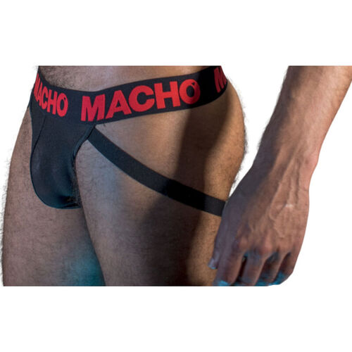 MACHO - MX26X2 JOCK NEGRO/ROJO M